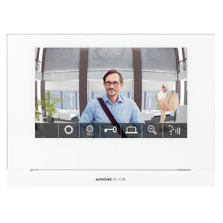 AIPHONE, GT Series, Room station with WiFi for app connectivity, 7" LCD Screen, Zoom/Pan/Tilt Function, Door Release, 165 x 200 x 25mm (WxHxD)
