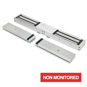 LOX, Electromagnetic lock, Double door, Surface mount, Non-Monitored, 580kg (x2) holding force, 4 hour fire rated, SCEC secure area, Full size, 535(L) x 73(H) x 40(D)mm, 12VDC/24VDC, 530/260mA (x2)