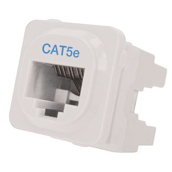 DATAMASTER, 'Clipsal' Keystone Jack, 8P Punchdown style, Cat5E (T568A/B), suits Clipsal plates.