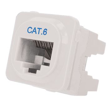 DATAMASTER 'Clipsal' Keystone Jack, 8P non-Punchdown key, CAT6 (T568B), suits Clipsal plates.