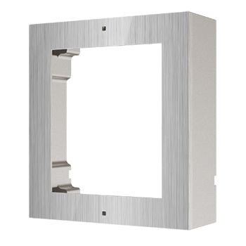 HIKVISION, 8000 Series 2, Modular Stainless Door station back box & frame, Surface mount, 1 module.