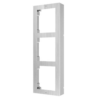 HIKVISION, 8000 Series 2, Modular Stainless Door station back box & frame, Surface mount, 3 modules.