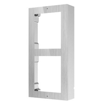 HIKVISION, 8000 Series 2, Modular Stainless Door station back box & frame, Surface mount, 2 modules.