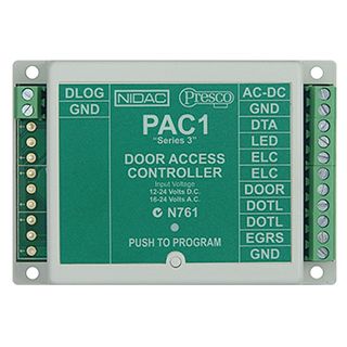 NIDAC (Presco), Decoder (600 Users series 3), Up to 10 encoders can be connected to one decoder, 5 amp relay contact, 4 units can be connected to one DataLogger,