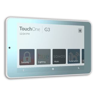 EIGHT, 7" Automation Touch Screen, White, Mirror Finish, Android 10 OS, 64-bit processor, 2GB Ram, 16GB Storage, 3 year warranty, 190 x 115 x 15mm