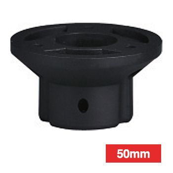 QLIGHT, QT Series, Modular light tower, Pole module, Base module adapter for pole mounting, 50mm, Black