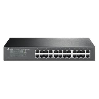 TP LINK, 24 port gigabit switch, Desk/Rack mount, Steel case, 24x Gigabit non-POE ports.