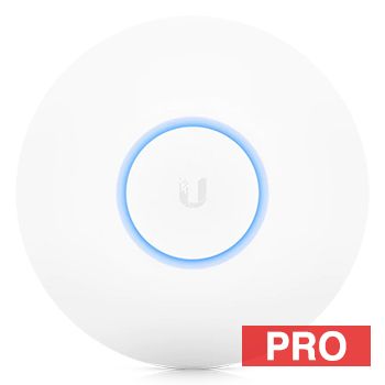 UBIQUITI, UniFi AP AC Pro, Wireless Access Point, Transmitter or Receiver, 450Mbps @ 2.4GHz, 1300Mbps @ 5GHz, Up to 122m range, Indoor or Outdoor, Inc. 48V DC POE Injector