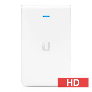 UBIQUITI, UniFi AP In Wall HD, Wireless Access Point, Dual band, 300Mbps @ 2.4GHz, 1733Mbps @ 5GHz, Up to 100m range, Indoor, POE, Inc, 1x RJ45 IN & 4x RJ45 OUT (1 port 48V pass through)