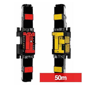 TAKEX, Photoelectric beam, Marine series quad beams, 50m (outdoor) 100m (indoor) range, Double pulse modulated, External light protection, N/O and N/C contacts, 12-30V DC, 85mA