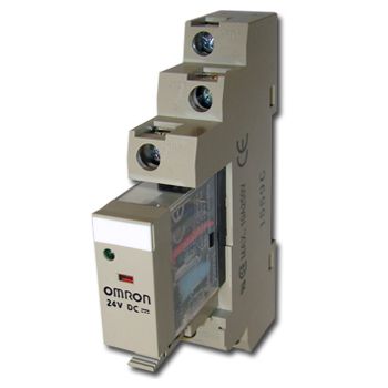 OMRON, Relay, 24V DC, SPDT, 240V AC 10A contacts with barrier isolation, Includes 1078YK base,