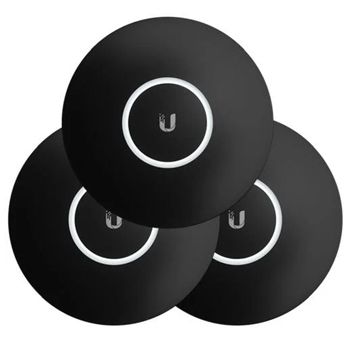 UBIQUITI, Hard cover skin casing, BLACK, PACK OF 3, Suits UniFi AP Nano HD Wireless Access Point