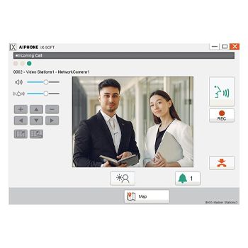 AIPHONE, IX Series, IP video Master station software.