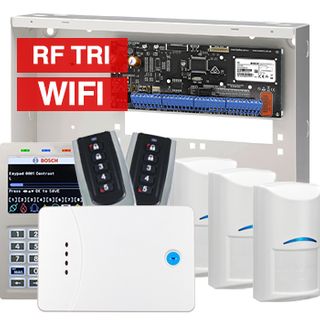 BOSCH, Solution 6000, Alarm kit, Includes CC615PB IP panel, CP737B Wifi Prox LCD keypad, 3x RFDL-11 wireless PIR detectors, 1x RF120 LAN receiver, 2x RF110 transmitters