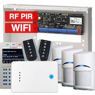 BOSCH, Solution 6000, Alarm kit, Includes CC615PB IP panel, CP737B Wifi Prox LCD keypad, 3x RFPR-12 wireless PIR detectors, 1x RF120 LAN receiver, 2x RF110 transmitters