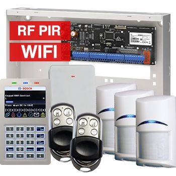 BOSCH, Solution 6000, Alarm kit, Includes CC615PB IP panel, CP737B Wifi Prox LCD keypad, 3x RFPR-12 wireless PIR detectors, RFRC-STR2 Radion receiver, 2x HCT4UL transmitters