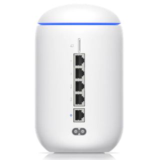 UBIQUITI, Unifi Dream Router, WiFi 6 router, USG, 2x PoE Output - UniFi OS Console (UniFi Network, Protect, Talk, Access) Up to 500Mbps WAN Speeds