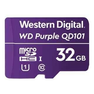 WESTERN DIGITAL, Purple Surveillance 32GB MicroSD SDXC, Read/Write 100/60MB/s.