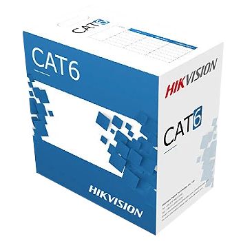 HIKVISION, CABLE, Cat6 4 pair 8 x 1/0.51 UTP, Blue, 305m box.