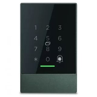 SCHLAGE, OMNIA Keypad/Controller, Black, Aluminium/Tempered Glass, Prox/PIN/App control, BLE, Relay 1A max, 9-16V DC, IP66, 79x129x15mm (WxHxD).