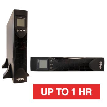 PSS, CamSecure Series, 800 VA Intelligent UPS, Up to 1 hour run time without interruption from AC fail, LCD Screen, Tower or Rack mount (2RU), 86.5(W) x 440(H) x 430(D)mm, 15.1kg