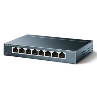 TP-Link 24-Port Gigabit Ethernet Switch, Rack-Mount/Desktop, Steel