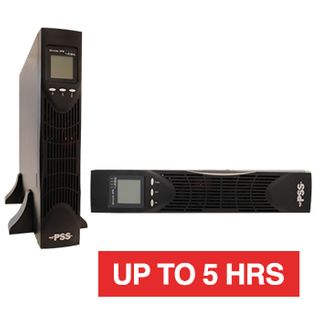 PSS, CamSecure Series, 800 VA Intelligent UPS, Up to 5 hours run time without interruption from AC fail, LCD Screen, Tower or Rack mount (6RU), 259.5(W) x 440(H) x 430(D)mm, 45.1kg