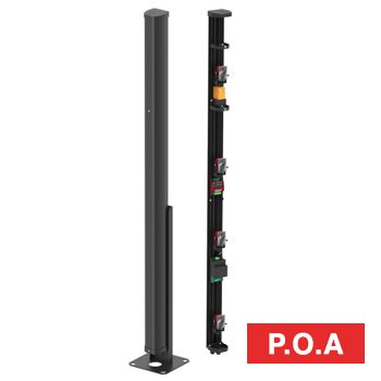 SORHEA, COLIRIS 3000, Active Infrared Column, 100m range, 2m height, 4 cells, Heater, 12V AC/DC.