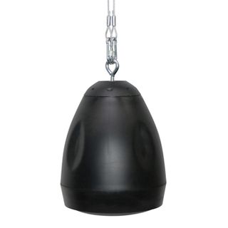 CMX, Indoor Pendant loudspeaker, 30W, Black plastic enclosure, 5.25" Woofer, 1" Tweeter, Security steel ring, Quick installation, 8 Ohm and 100V line (Taps at 3.8,7.5,15,30W),