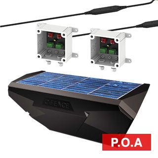 SORHEA, G-FENCE 3000, Fence mounted control unit with Solar panel for G-Fence shock detection system DEMO KIT, includes 3000 UG Controller, 2x UT/UR, 2x 30m cables, cable ties & 1x Maxibus Universal