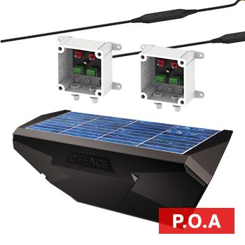 SORHEA, G-FENCE 3000, Fence mounted control unit with Solar panel for G-Fence shock detection system DEMO KIT, includes 3000 UG Controller, 2x UT/UR, 2x 30m cables, cable ties & 1x Maxibus Universal