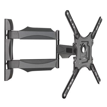 ULTRA, Monitor bracket, Wall mount, articulated & swing arm, Black, Suits LCD from 27" to 75", 31.8kg holding force, VESA 75x75, 100x100, 200x100, 200x200,400x400,
