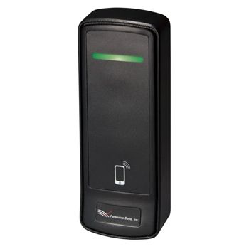 KERI, CONEKT series Long-Range Mobile-Ready Contactless Smartcard Reader, Reads MIFARE 13.56Mhz and BLE, read range 38mm on MIFARE, 4.6M on BLE, IP67, 8-14VDC, 195mA