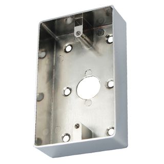 NETDIGITAL, Zinc alloy back box, Polished finish, Size 70x115mm, suits switch plate size.