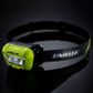 UNILITE, Rechargeable Twin LED Head Torch, 475 lumens, Silicon head band, On/Off or Sensor Mode button, 47.5 x 78.5 x 46mm, 111g, 35 hour run time on low, 3.7v lithium battery, IP65, IK07