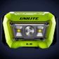 UNILITE, Rechargeable Twin LED Head Torch, 475 lumens, Silicon head band, On/Off or Sensor Mode button, 47.5 x 78.5 x 46mm, 111g, 35 hour run time on low, 3.7v lithium battery, IP65, IK07