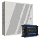 HIKVISION, 4 Door Network access controller, Browser support, Exp to 128 doors, 4x relays, 20x inputs, 4x alarm outputs, 4x Wiegand inputs, 100,000 users, 600,000 events, RS-485, battery backup, 240V.