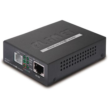 PLANET, Ethernet converter, Over twisted pair, VDSL2, 10/100Mbps, 30a profile, up to 1.4km @ 50/2Mbps over AWG24 or better twisted pair.