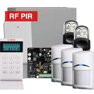 BOSCH, Solution 4000, Wireless Alarm kit, Includes ICP-SOL4-P panel, IUI-SOL-ICON keypad, 3x RFPR-12 Wireless PIR detectors, B810 Wireless receiver, 2x HCT4UL transmitters,