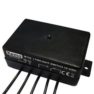 NETDIGITAL, Twilight switch, switches voltage based on ambient light, N/O / N/C relay @ 3A, requires 11-14V DC.