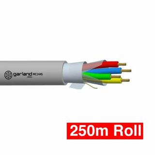 CABLE, 4 core 14/0.20 screened (shielded), 250m roll.
