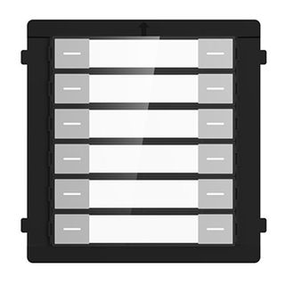 HIKVISION, 8000 Series 2, Modular Door station Button panel, 12 buttons, Backlit, IP65.