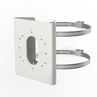 HIKVISION, Camera bracket, Pole mount adaptor, Requires wall mount bracket, 144 x 131.6 x 44.3mm