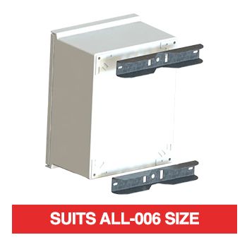 ALLBRO, Galvanised pole mount brackets to suit Allbrox 006/6D enclosures, includes 2x brackets using pre drilled holes in enclosure, pole strapping not included.