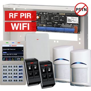 BOSCH, Solution 6000, Alarm kit, Includes CC615PB IP panel, CP737B Wifi Prox LCD keypad, 2x RFPR-12 wireless PIR detectors, RFRC-STR2 Radion receiver, 2x RFKF-FB transmitters