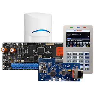 BOSCH, Solution 6000, PROMO Alarm kit, Includes CC615PB IP panel, CP736B Prox LCD keypad, 1x ISC-BPR2-W12 PIR detector, 1x MY751 MyAlarm IP ethernet module