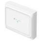 TP LINK, WIFI 6 Access Point, Outdoor, Omada Mesh, 2.4 GHz (574Mbps) & 5GHz (2.4Gbps), 1x Gigabit port, 48V POE, Wall/Ceiling mount, IP68, 230x208x70mm.