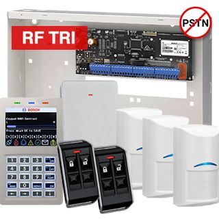BOSCH, Solution 6000, Alarm kit, Includes CC615PB IP panel, CP736B Prox LCD keypad, 3x RFDL-11 wireless Tritech detectors, RFRC-STR2 Radion receiver, 2x RFKF-FB transmitters