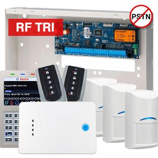 BOSCH, Solution 6000, Alarm kit, Includes CC615PB IP panel, CP736B Prox LCD keypad, 3x RFDL-11 wireless PIR detectors, 1x RF120 LAN receiver, 2x RF110 transmitters