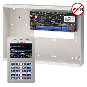 BOSCH, Solution 6000, Alarm kit, Includes CC615PB IP panel, CP736B Prox LCD keypad & metal cabinet